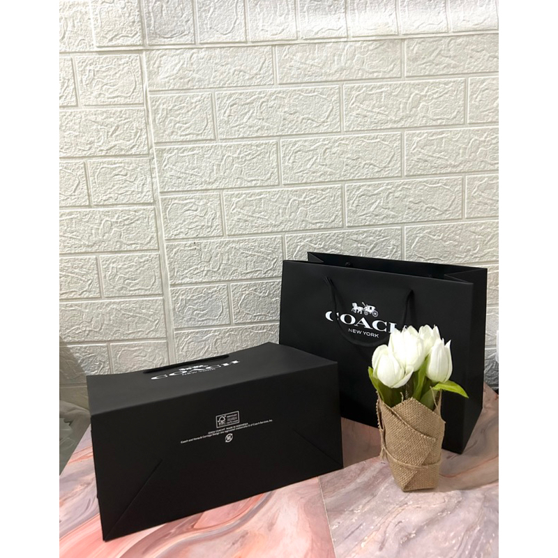 Paper Bag Coach Original Store Ukuran Small ( Ready Stock JKT )