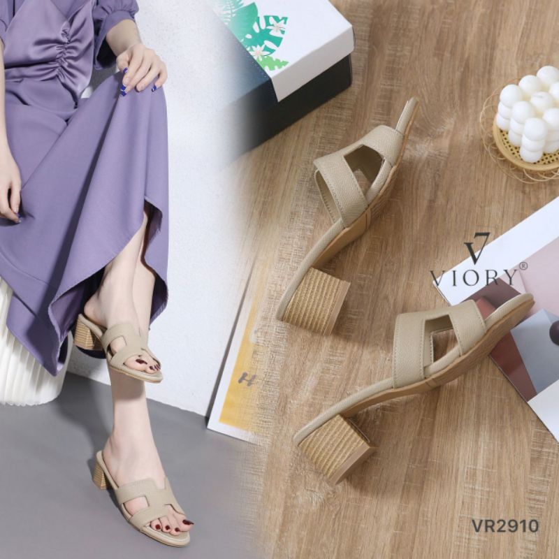 VIORY Chunky Sandal Heels Shoes #VR2910 ORIGINAL