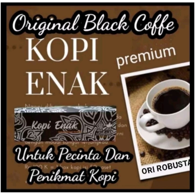 

KOPI ENAK ROBUSTA 100% TANPA GULA, AMAN UNTUK LAMBUNG