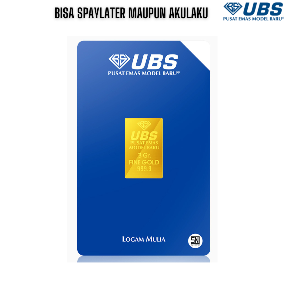 3 Gram UBS baruu bisa spaylater