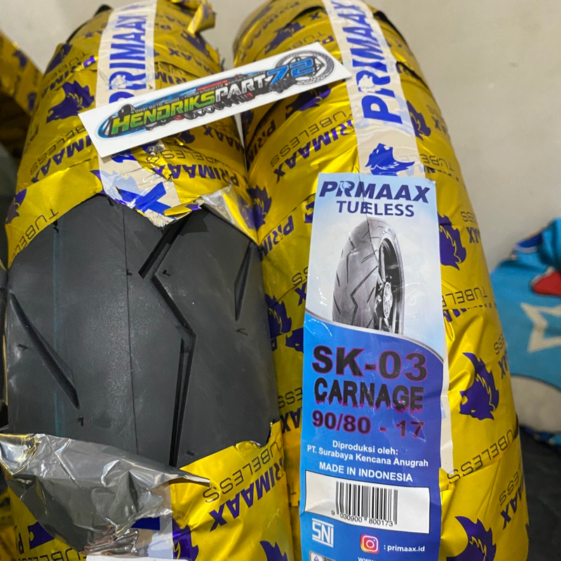Ban Primaax  80/80 &90/80-17 SK-03 ban luar primax SK -03 -17 CARNAGE