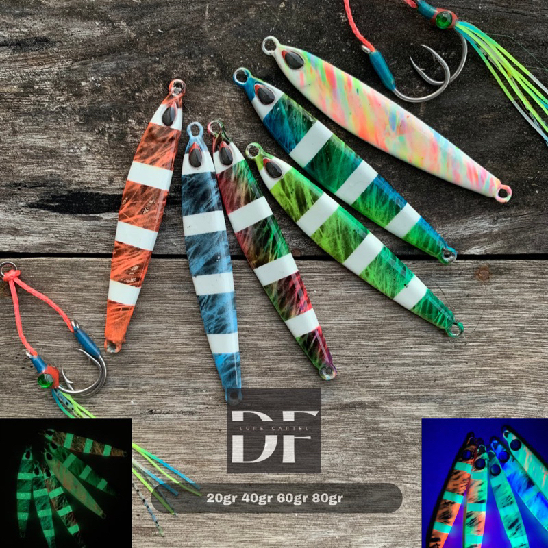 Metal jig Gomame Full Glow gid 20gr 40gr 60gr 80gr 100gr copy #1