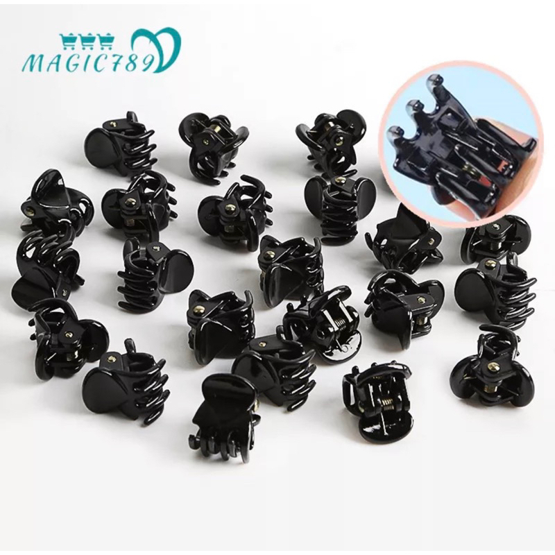 JEDAI MINI 1,5cm / JEPIT HITAM MINI / JEPIT PONI / JEDAI MINI HAIR CLAW IMPORT PREMIUM