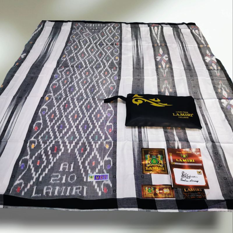 SARUNG LAMIRI MGT MOTIF LIRIS MS | SARUNG LAMIRI ASLI TENUN ORIGINAL | SARUNG TENUN BAHAN MESRES SUP