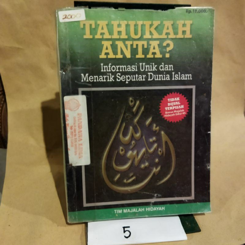 BUKU TAHUKAH ANTA?