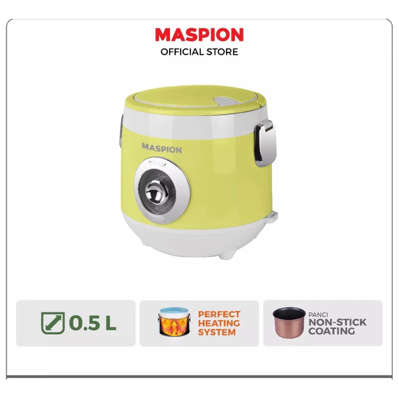 mini rice cooker maspion 0,5 liter penanak nasi mini magic com mini setengah liter pemanas nasi keci