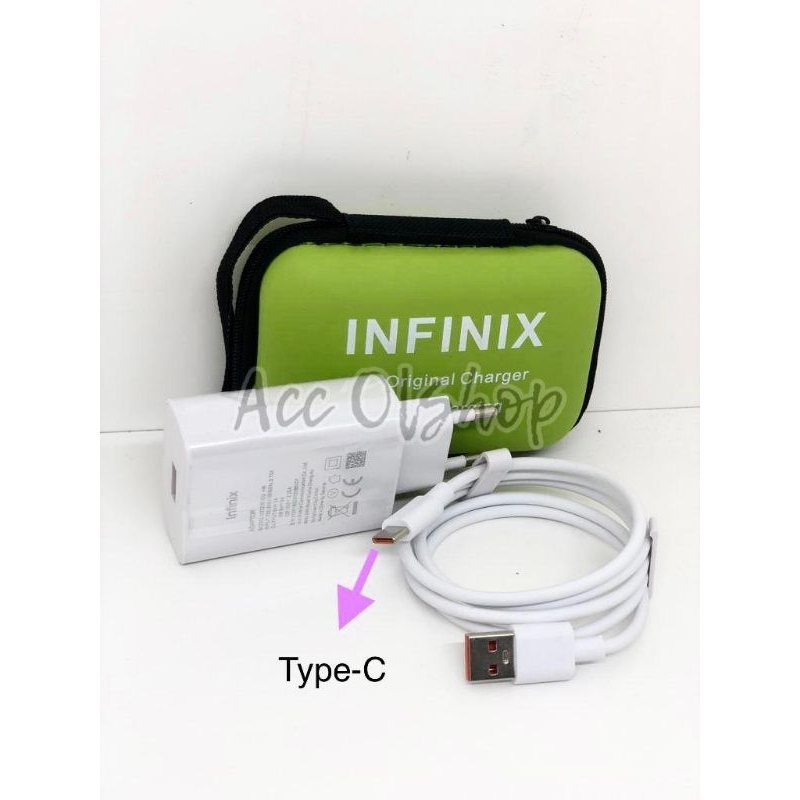 Charger Infinix Type C 3.5A 33W Fast Charging Plus Dompet Charger