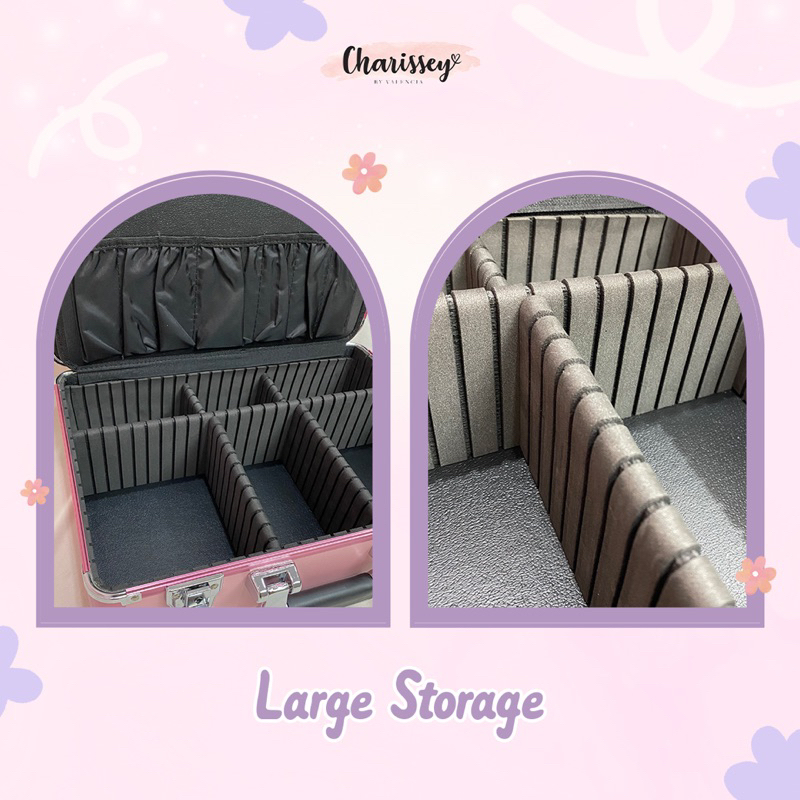 Charissey beautycase/ makeupbox/ koper makeupbox