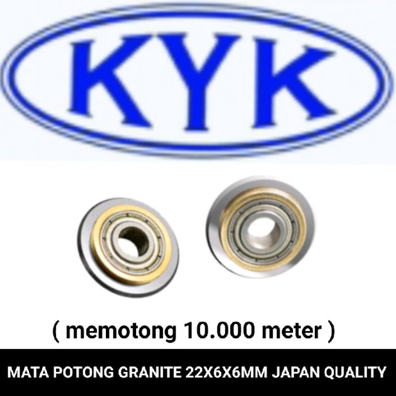 mata potong granite 22x6x6mm (10.000 meter ) KYK Japan quality