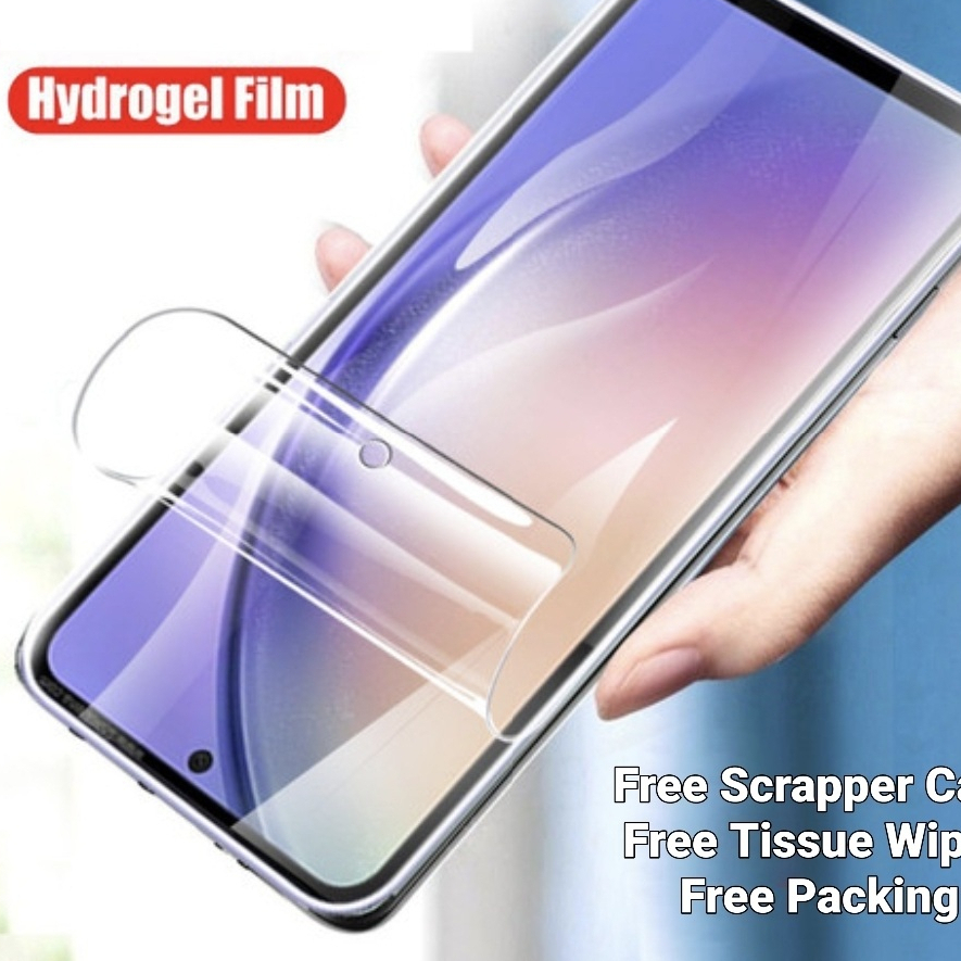 2023 !! Hydrogel Bening UNBREAKABLE MEMBRANE Samsung Galaxy A24 A14 A54 A34 5G Jelly CLEAR Hidrogel Full Cover-Coverage/Lapisan Nano-TPU Film-LIQUID Glass Bening Glossy/Hydrojel-Hydro Ful 5G Diamond baru Terbaru