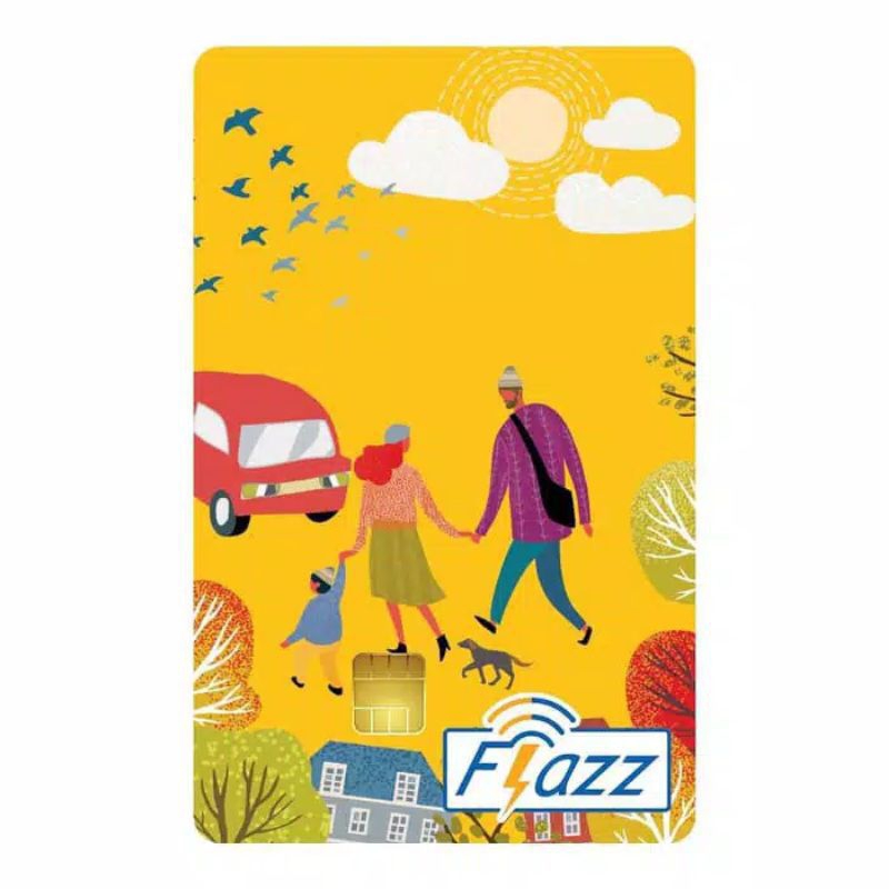 Kartu Flazz BCA Reguler KUNING Berlogo Baru (Gen 2) Support NFC dan Mobile BCA (m-BCA)