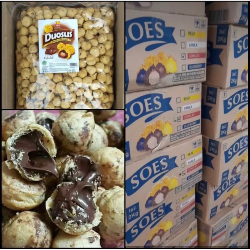 

DUO SOES COKLAT MEREK DUOSOS /KUE SOES COKLAT KERING