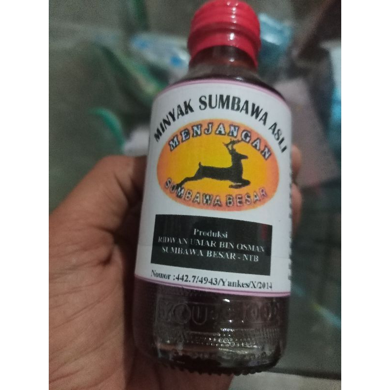 MINYAK SUMBAWA ASLI CAP MENJANGAN