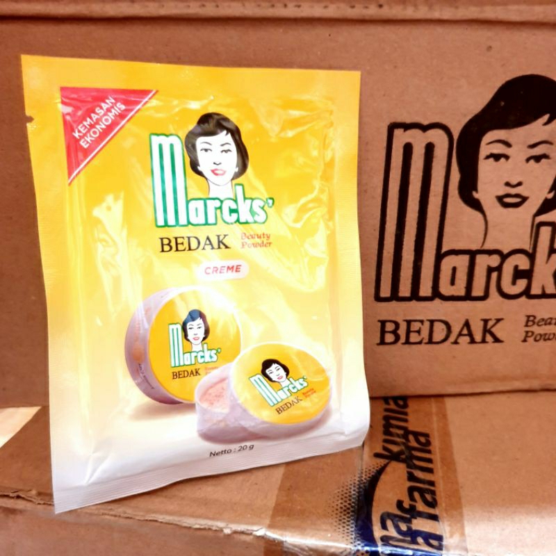 Marcks Bedak Beauty Powder Creme 20g