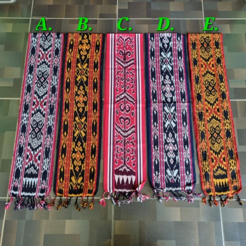 Syal TENUN ethnic, 20x180 cm special 6.6