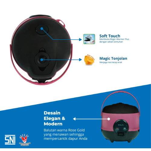 Magic Com Jar Rice Cooker Mini Kecil 3in1 Miyako MCM606B SBC MCM 606 B