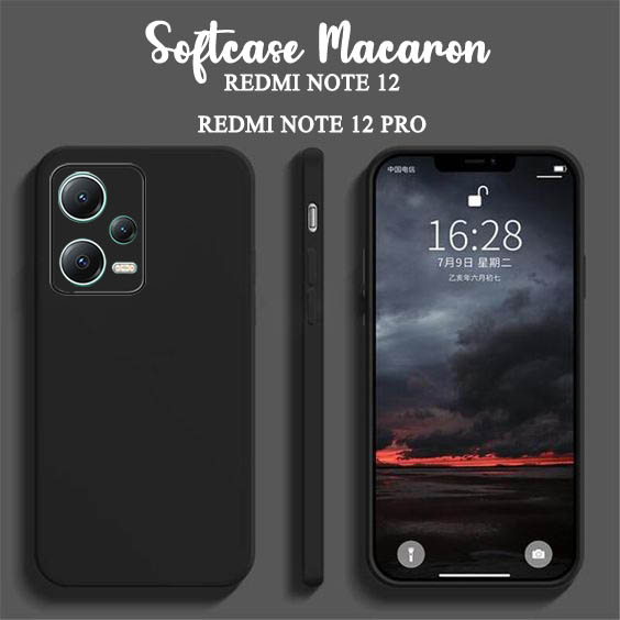 Softcase Macaron Polos For Redmi Note 12 Redmi Note 12 Pro - Case HP Redmi Note 12 - Casing HP Redmi