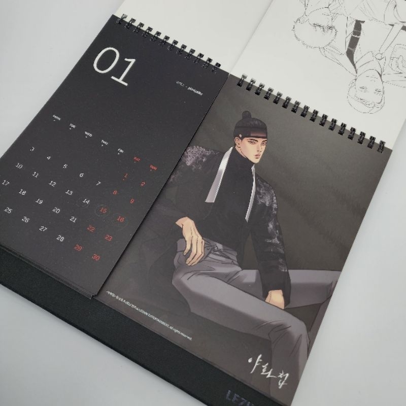 [Ready Stock] Lezhin Season Greeting Calendar 2022