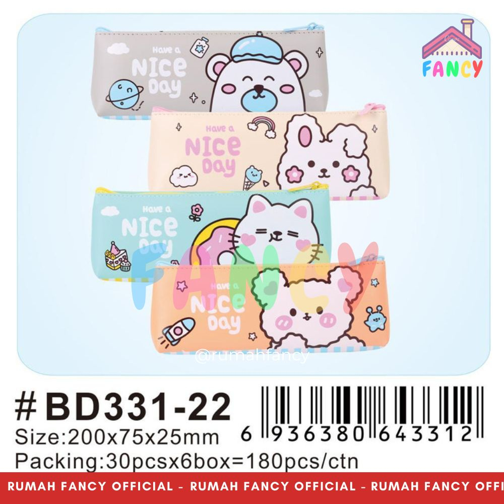 

Tempat Pensil / Kotak Pensil IMPORT XIAO LING JING Gambar Kucing / Bear / Mouse / Rabbit warna Pastel Lucu Unik XLJ BD 331