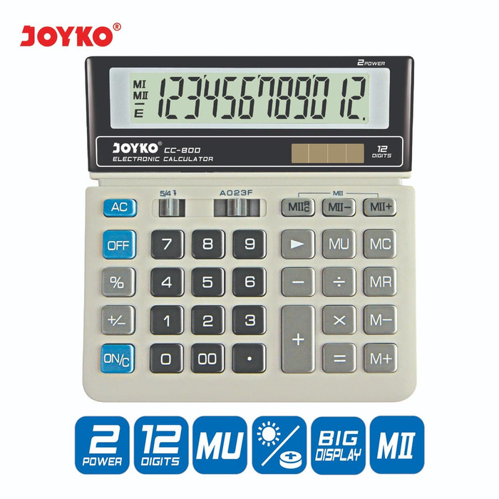 

Joyko Calculator CC-800 ( IRRA STORE )