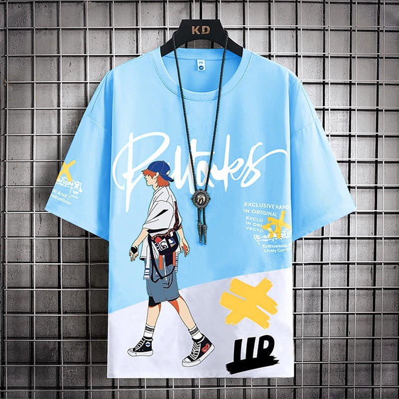 BAJU KAOS COWOK PIRATES ATASAN FASHION LENGAN PENDEK PRIA PREMIUM