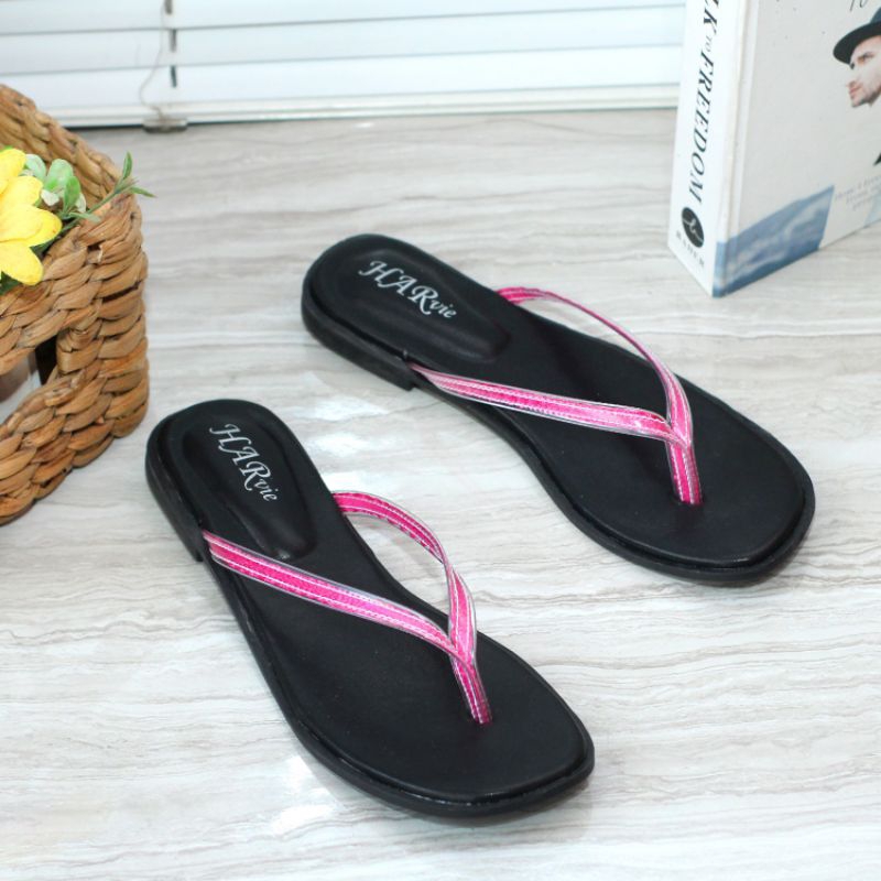 Sandal Teplek 2cm Wanita Dewasa Jepit / HR 022