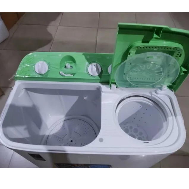 Mesin Cuci Aqua 8KG 2 Tabung Hijab Series QW-861XT GR/PK