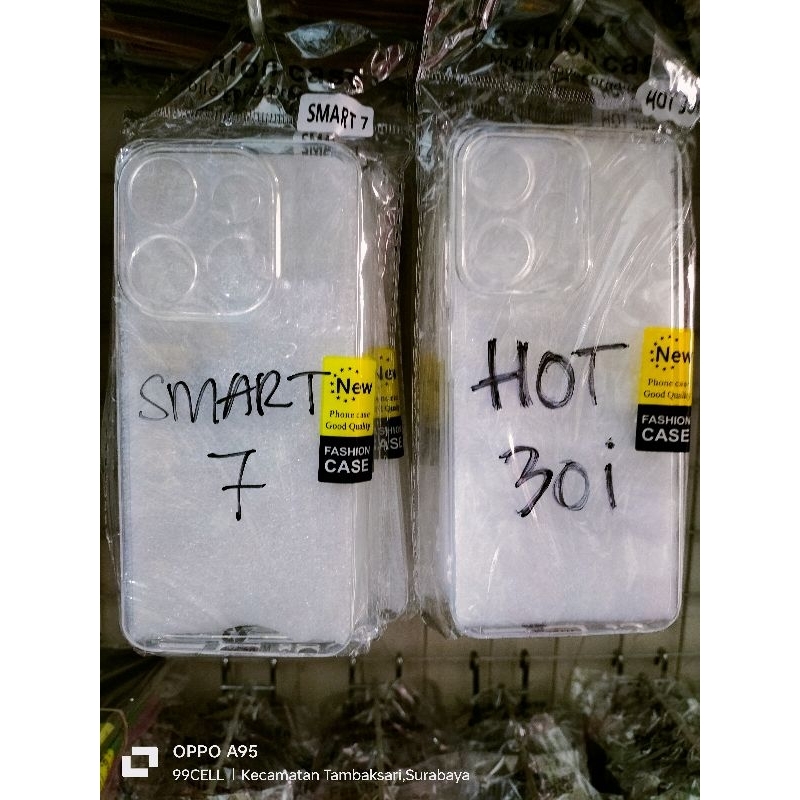 Clear case space infinix All type