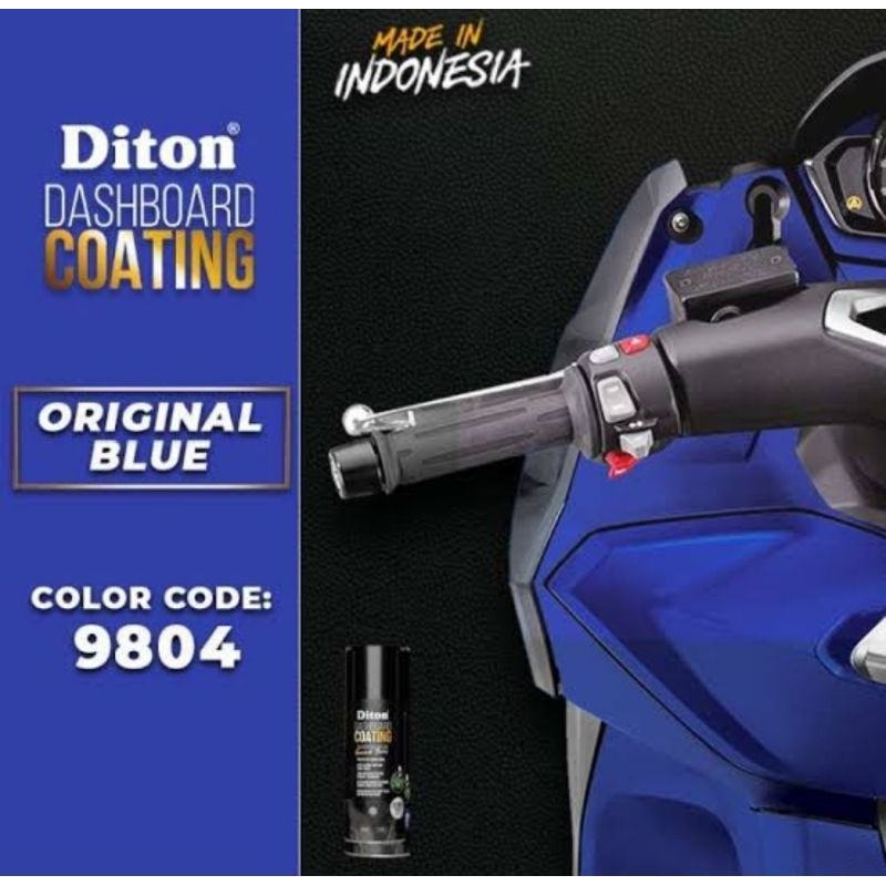 DASHBOARD COATING ORIGINAL BLUE NO 9804 DITON PREMIUM BODY KASAR MOTOR &amp; MOBIL 400CC