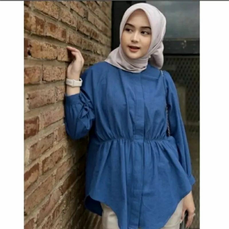 Alya Linen Shirt-Atasan Wanita-Kemeja Wanita