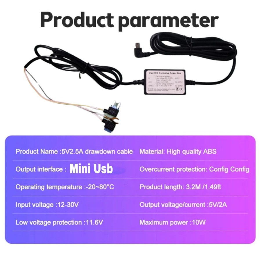 MH - CHARGER KAMERA MOBIL R300 MINI USB / ESIA UNIVERSAL
