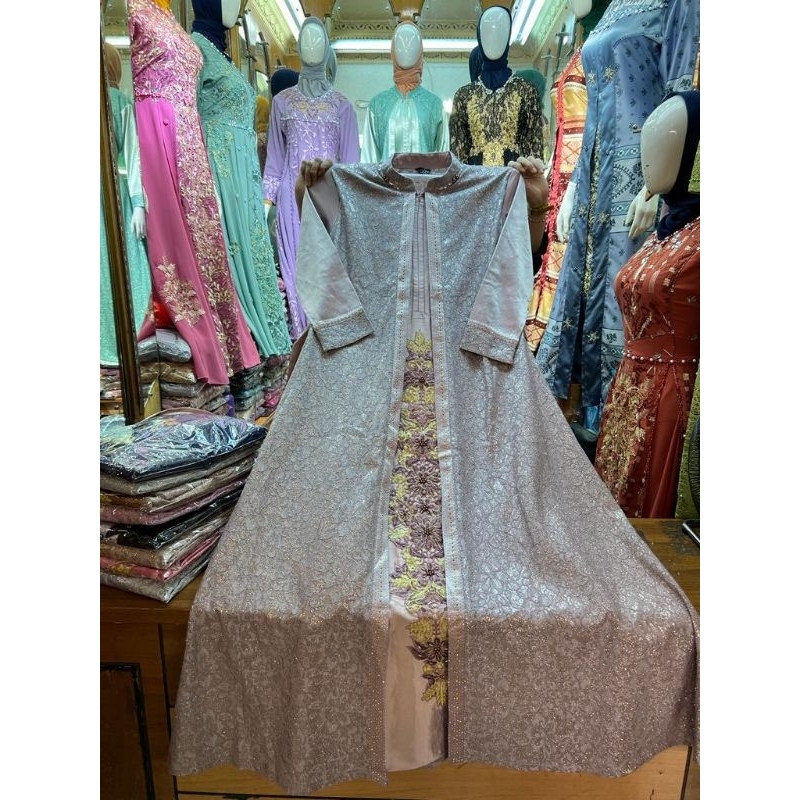 Gamis Tuton Bordir Payet FX Original Butik