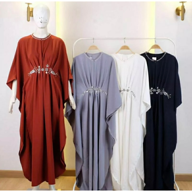 Alaya Kaftan bahan shakila kaftan murah aplikasi payet kaftan mewah