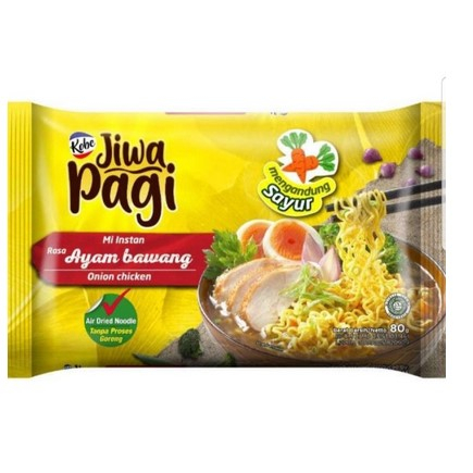 

Mi Instan Jiwa Pagi rasa Ayam Bawang 80 Gram
