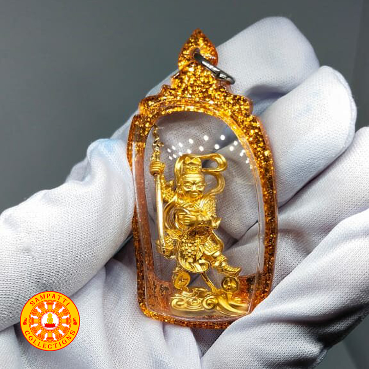 Amulet Thailand - Liontin Rooplor Ne Zha Sa Thai Cu