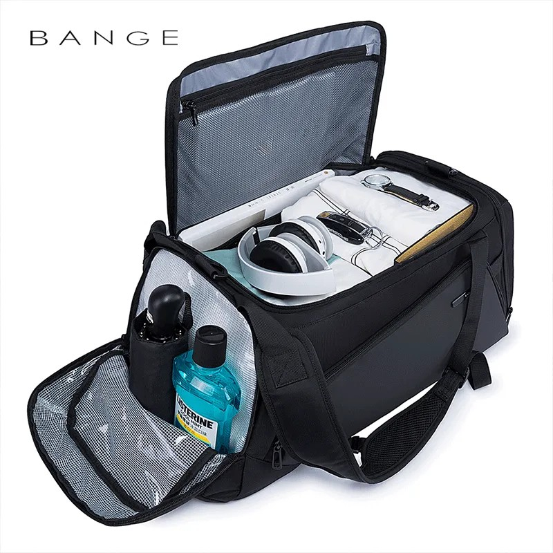 BG1917 Tas Bange Travel Bag Gym Fitness Sport Futsal Sepatu Duffle