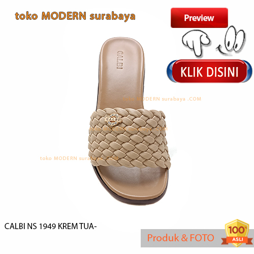 Sandal wanita casual sendal wedges selop slide CALBI NS 1949