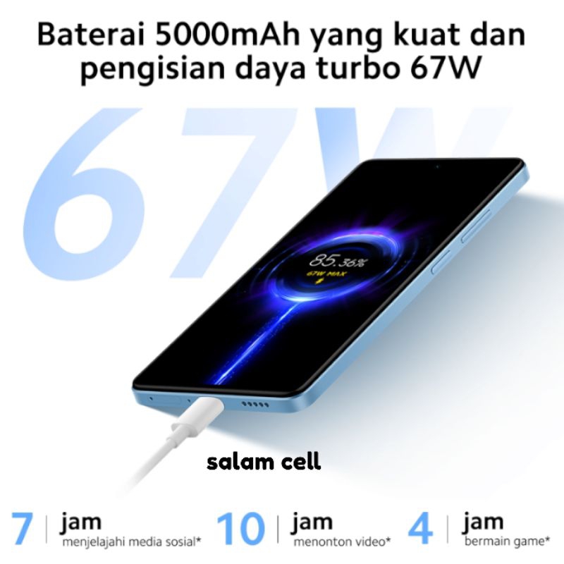 Redmi Note 12 PRO 5G Ram 8+5/256GB NFC Camera 50MP SONY IMX766 Original No Repack Garansi Resmi