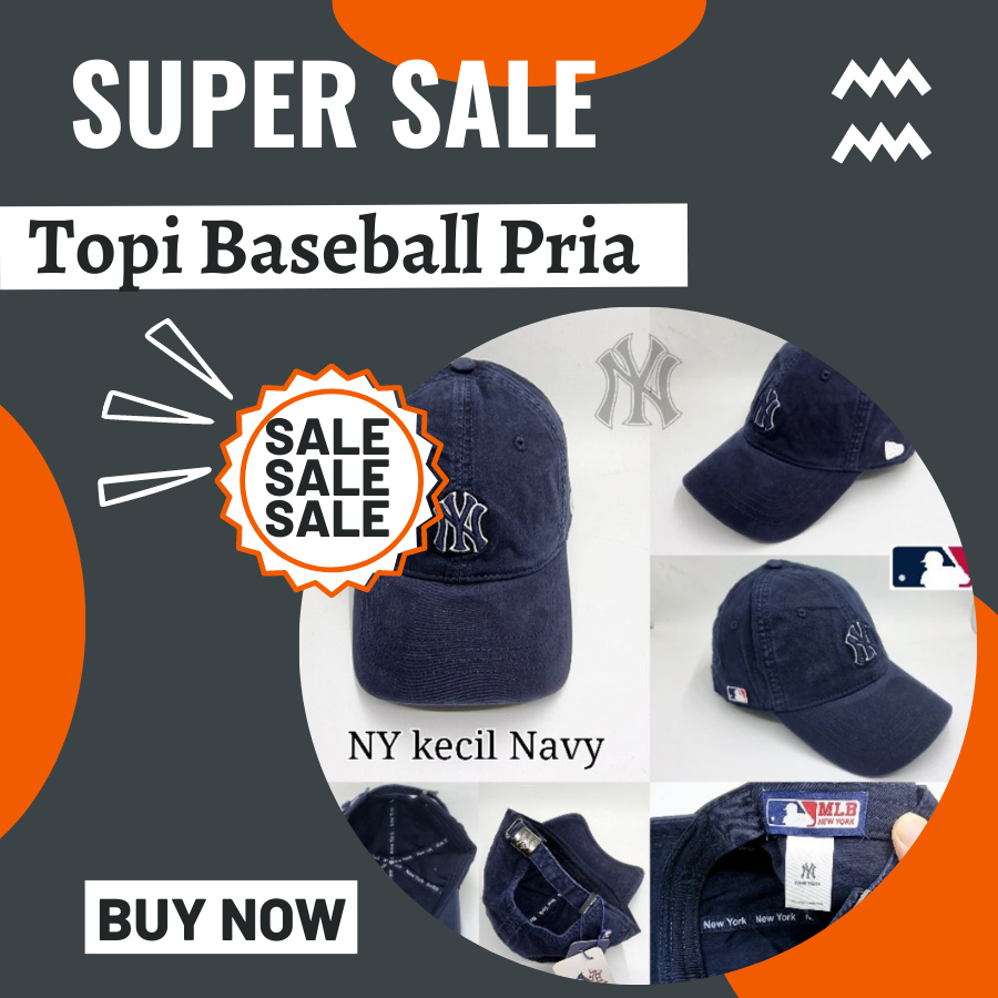 Topi Baseball Pria Laki Laki Golf Logo Bordir Bahan Katun topi pria distro ori topi pria original br