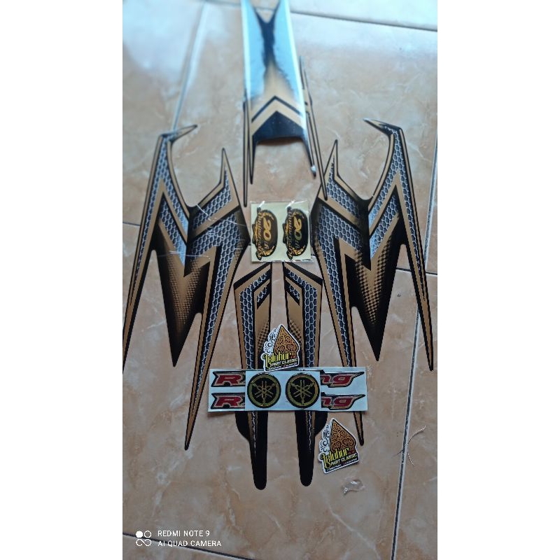 Stiker polet Rx king se 2003-2004 lengkap emblem se20