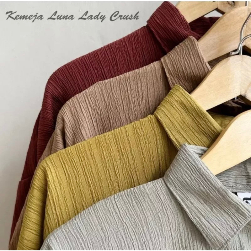 KEMEJA WANITA LUNA LADY CRUSH SHIRT / KEMEJA LADY CRUSH