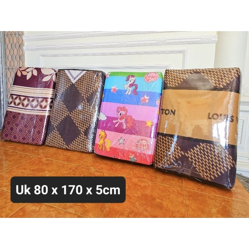 kasur Busa Lipat tebal 5cm isian full dakron lembaran | kasur lantai