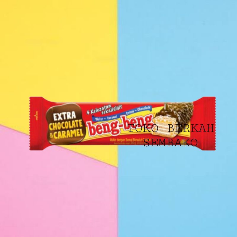 

Beng Beng Cokelat Wafer Caramel Crispy Chocolate -1 BUNGKUS