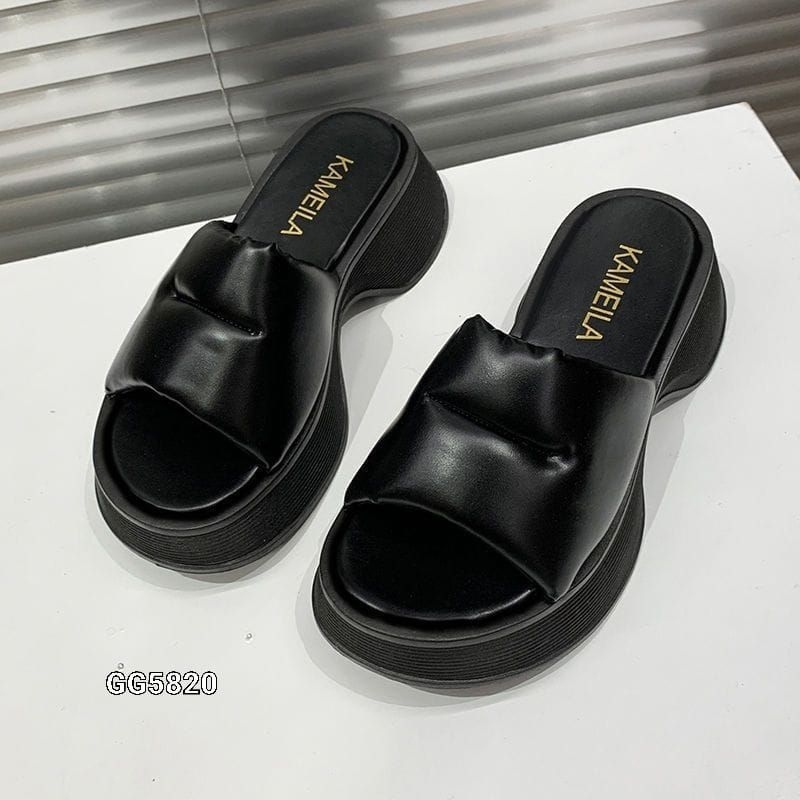 SANDALS SLOP BOTTOM CHIFON KOREA GG5820