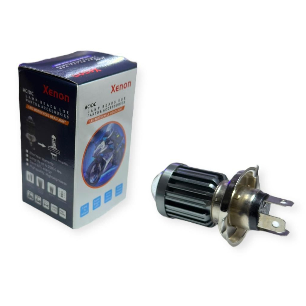 Xenon Lampu Depan Led H4 Bohlam Lampu Depan Led H4 Laser Lampu Depan Utama H4 Universal R15,Vixion,Byson,Versa,Cb150r,Scoopy Dan Motor Lain Nya