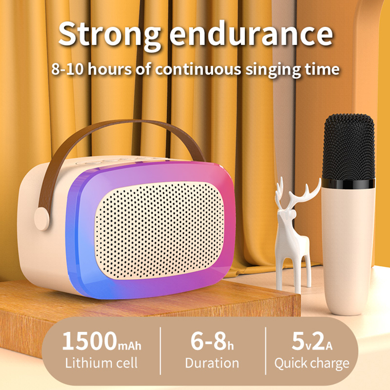 【COD】Viqoo Speaker Karaoke Bluetooth With Mini Speaker Portable Wireless Microphone - S32