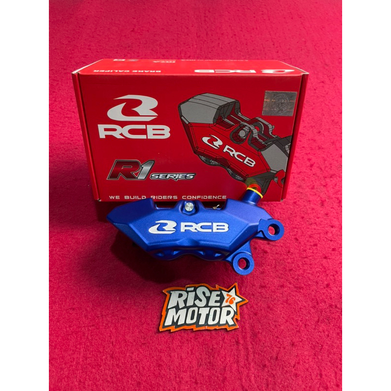 KALIPER RACING BOY RCB 4 PISTON R1 BIRU