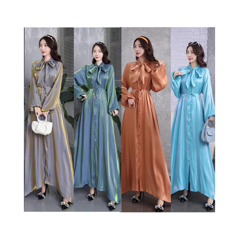 WR6297 DRESS+BELT WANITA IMPORT MODEL KOREA BANGKOK KEKINIAN