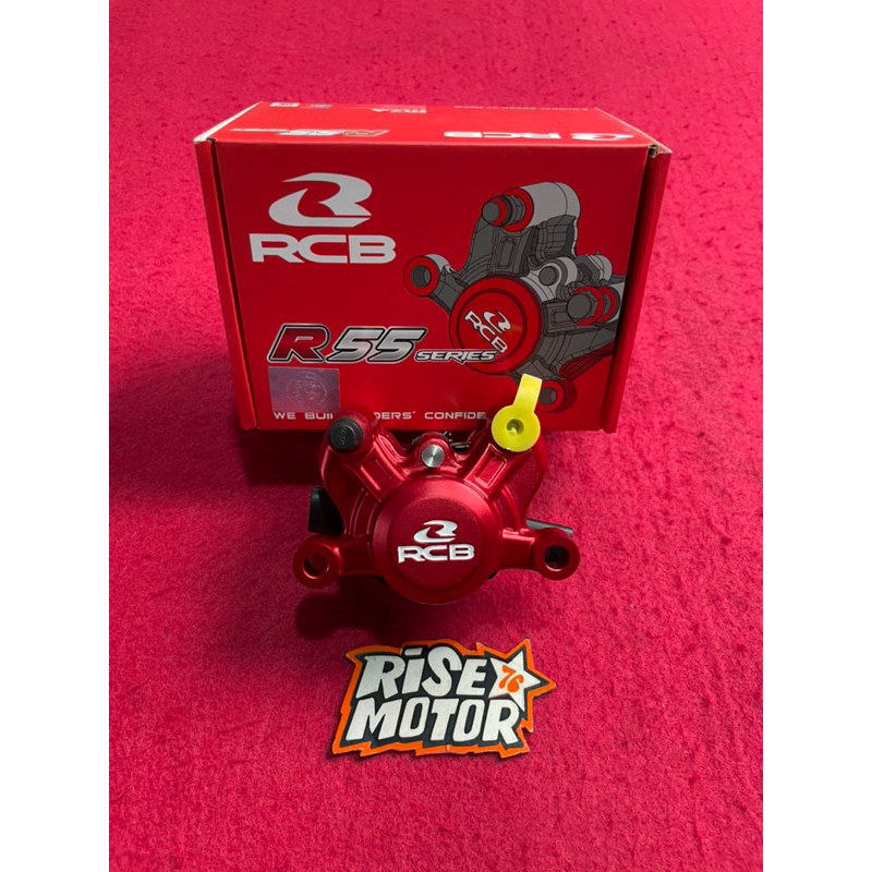 KALIPER RACING BOY RCB 2 PISTON BELAKANG MERAH