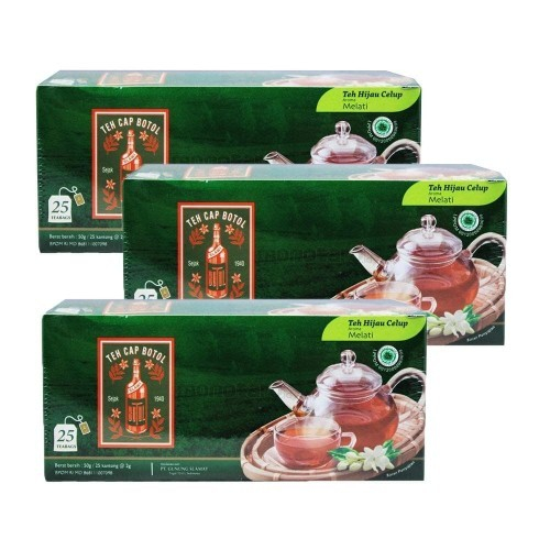 

Teh Celup Cap Botol Hijau Aroma Melati 25 Bags-Tea Bag